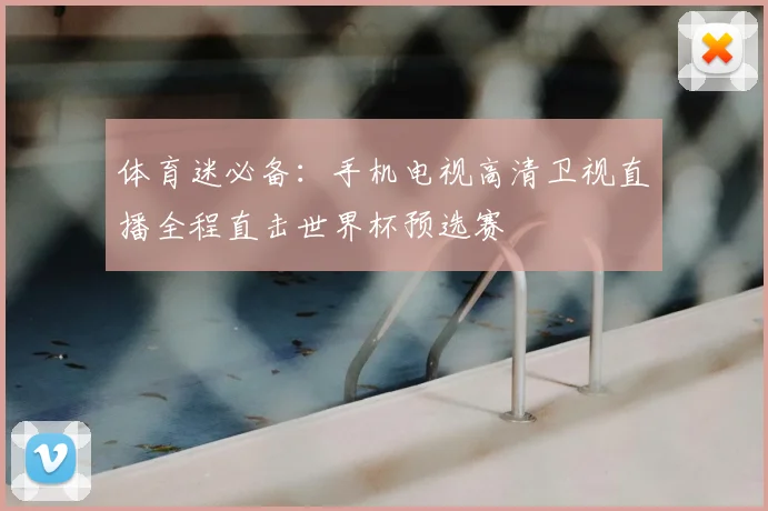 体育迷必备:手机电视高清卫视直播全程直击世界杯预选赛